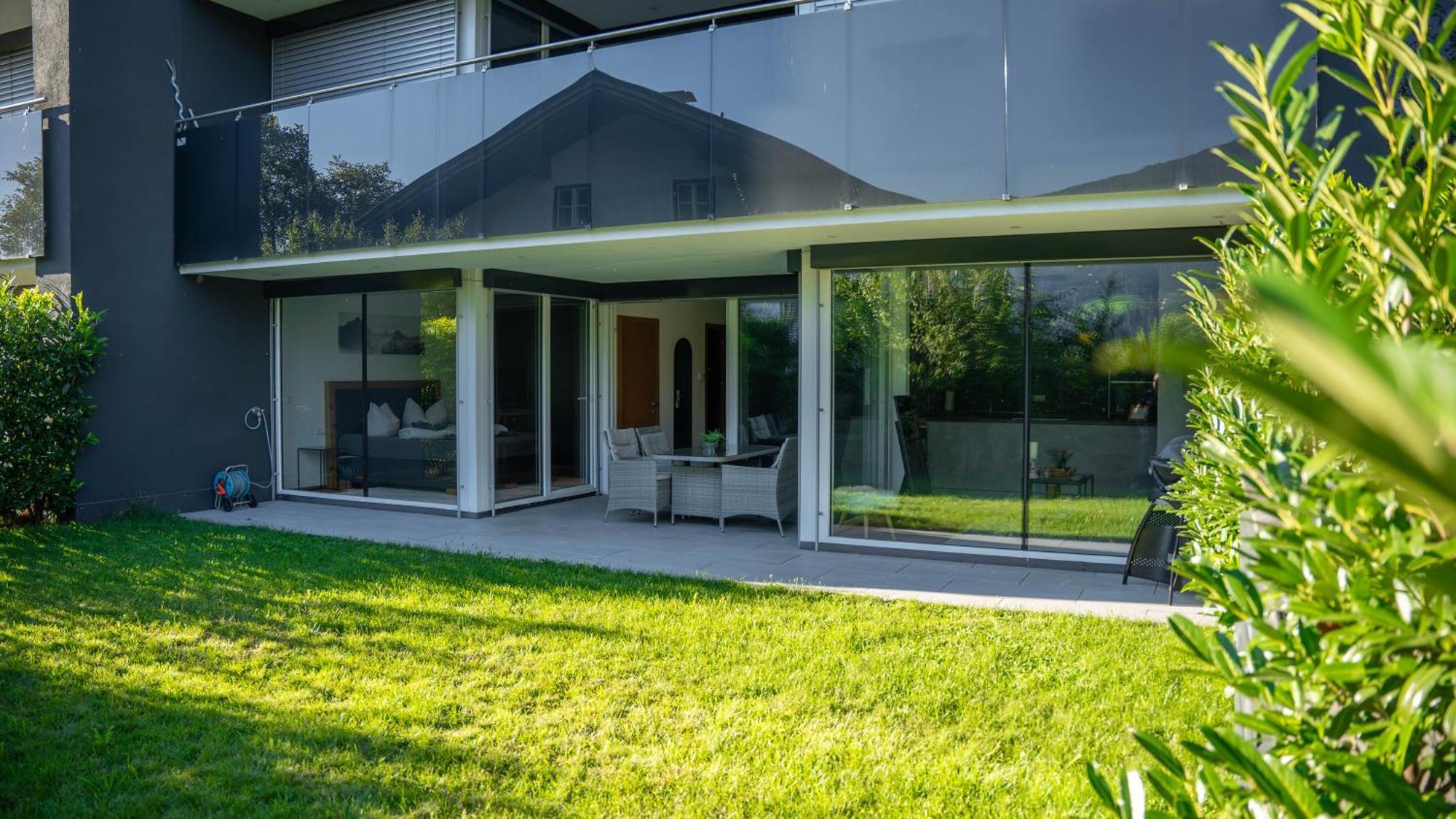 Sonnige Gartenwohnung Fritzens Buitenkant foto